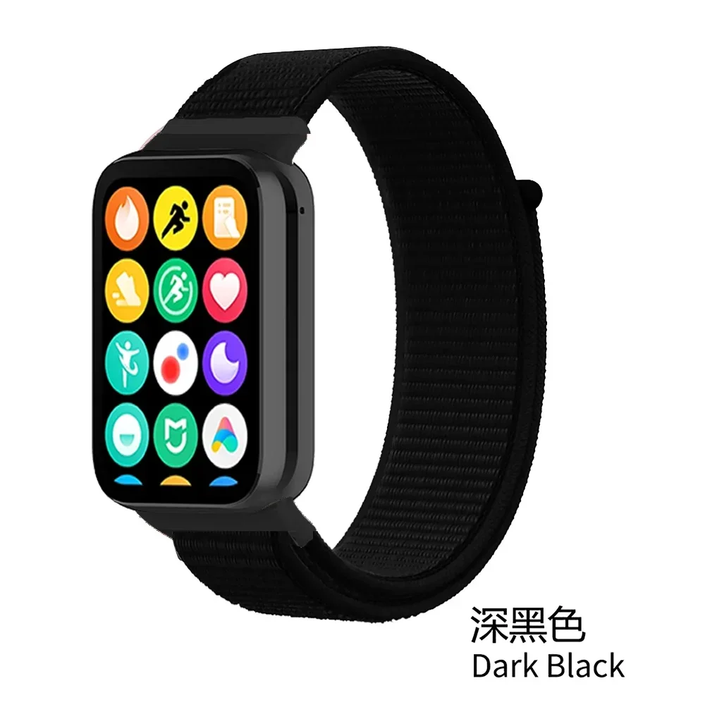 Nylon Strap for Xiaomi Mi Band 9/8 Pro Breathable Replaceable Bracelet Wristband Correa for Redmi Watch 4 Watchbands Accessories