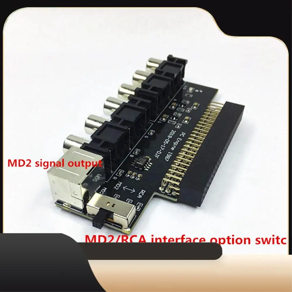 

RGBS Card Video Booster RGBS Signal Output Audio Output For NEC PCE PC Engine Grafx For Grafx TV AC RGBS Conveter-T44C