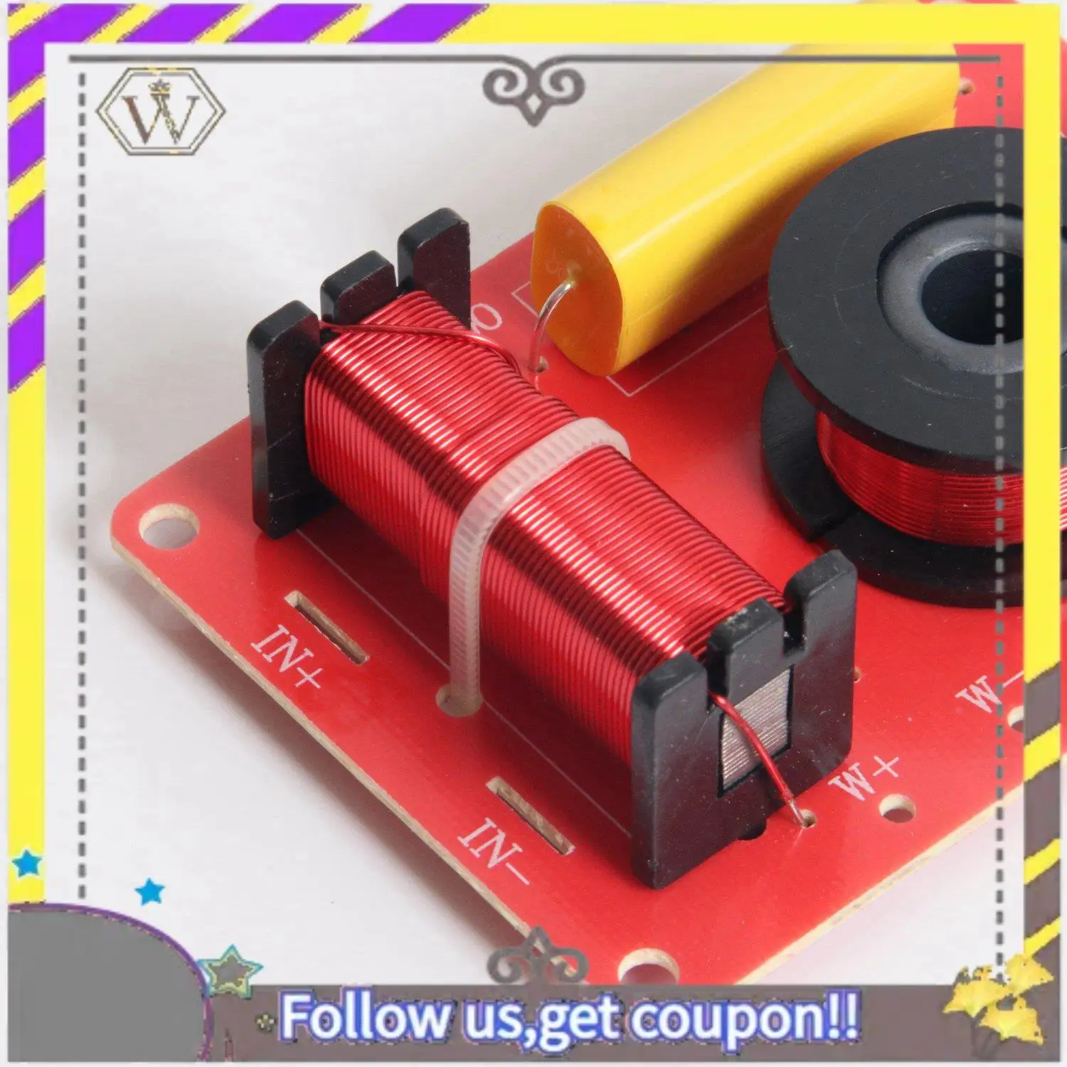 ใหม่ 2 ชิ้นอุปกรณ์เสริม: 1 ชิ้นบลูทูธ Mp3 ถอดรหัสคณะกรรมการถอดรหัสเครื่องเล่นโมดูลและ 1 ชิ้น 130 วัตต์ลําโพงครอสโอเวอร์ 2 ทางสูง - ต่ํา 8