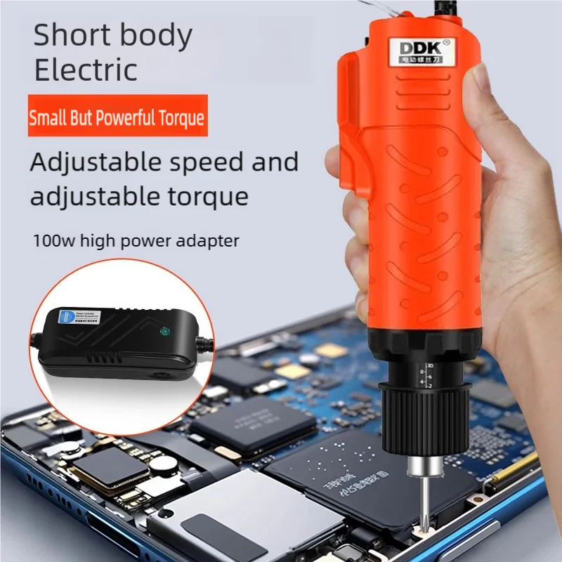 220V short electric screwdriver straight handle small mini 801 screwdriver tool with socket for industrial home DIY power tool