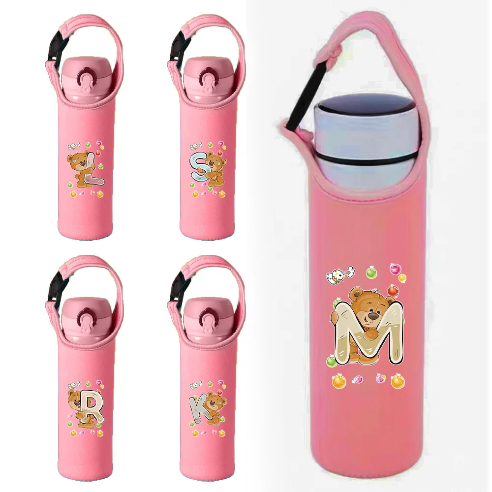 

Water Cup Cover Bottom Protective Covers Holder Bag Scratch Glass Insulation and Universal Anti Slip Anti Scald Printed Series