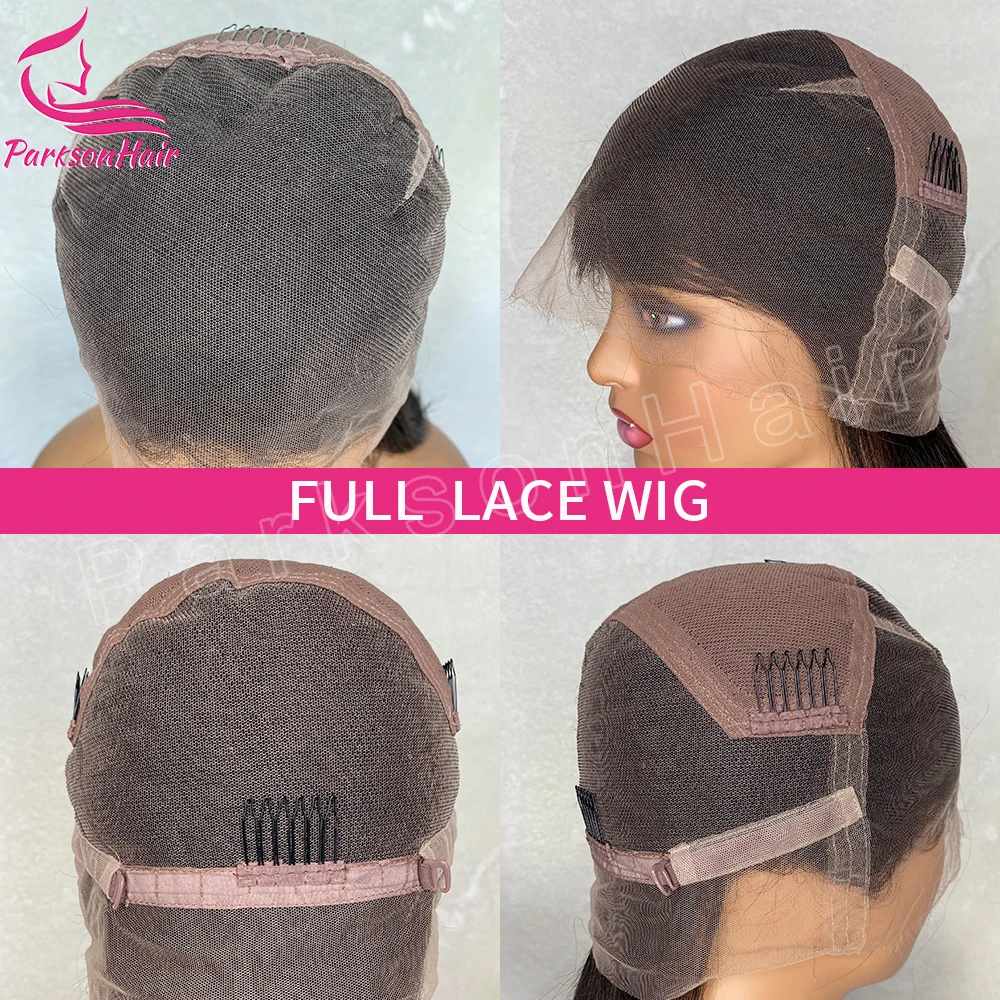 Highlight With Blue Full Lace Wig Human HairBody Wave HD Lace Frontal Wig  Body Wave Lace Front 100% Human Hair Wigs for Women