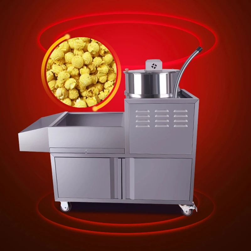 #Spherical Popcorn Machine Commercial Large Automatic For Cinema Carnival Mall Food Stall