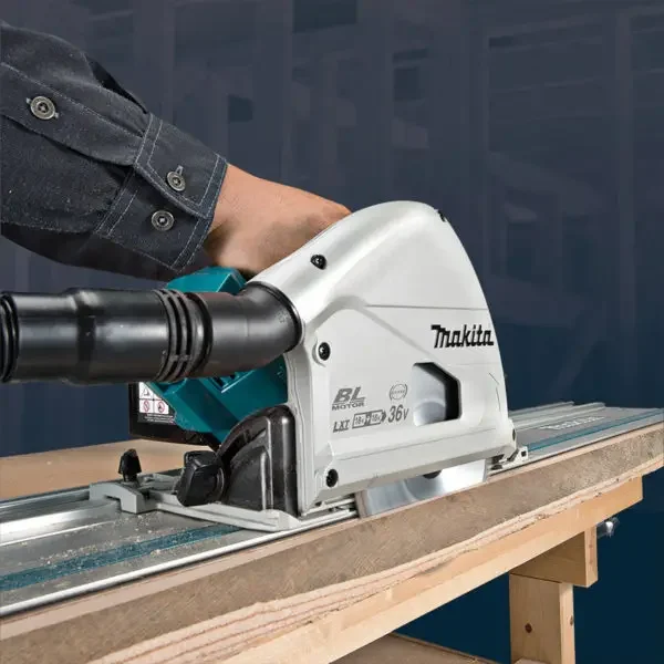 Makita DSP600ZJ Brushless Cordless 165mm Plunge Circular Saw LXT 36V Lithium Power Tools