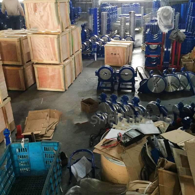Second Ring Manual Butt Welding Machine PE63-160 Pipe Fusion Welder Tool Pe Tube Welding Machine Piping Hot Melt Engine 1pc