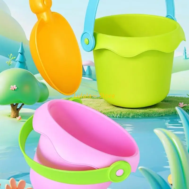Y4QA Vibrant Beach Toy Sand Play Set voor Kids Lichtgewicht en draagbaar strand en achtertuin Gadgets Fun Play