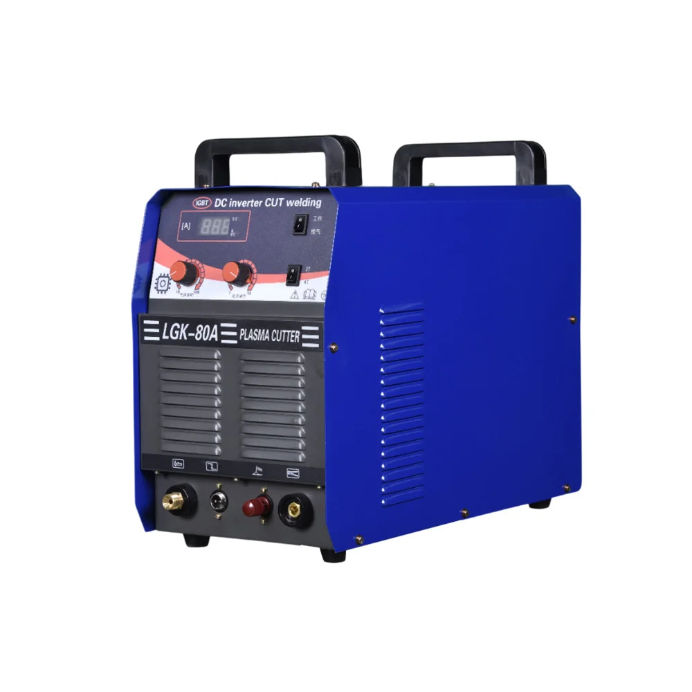 New Lgk 80A 220v Single Phase Plama Cutter Plasma Cutting Machine Portable LGK-80A Air Plasma Cutting Machine