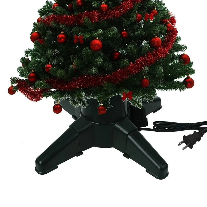 Christmas Tree Electric Rotating Base Stand Xmas Tree Bottom Support Holder