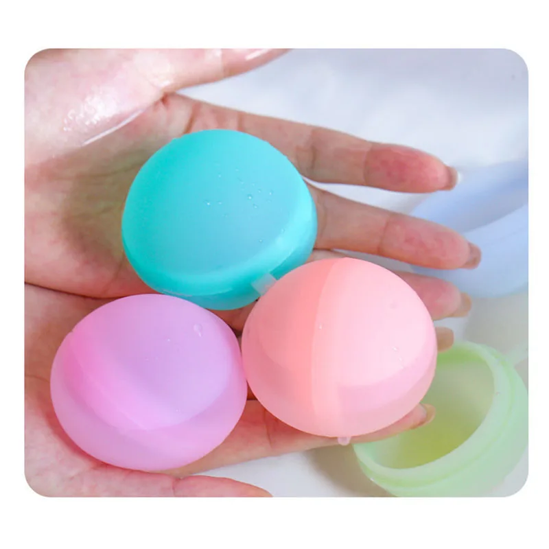 5pcs/lot play water toys children's water splashing silicone water balloon water injection repeatable water burst ball play game