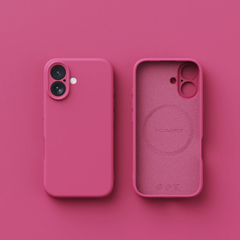 Original Liquid Silicone Magnetic Phone Case For iPhone 17Air 16 Plus 15 14 13 12 17 Pro Max Magsafe Wireless Charge Matte Cover - náhled 6