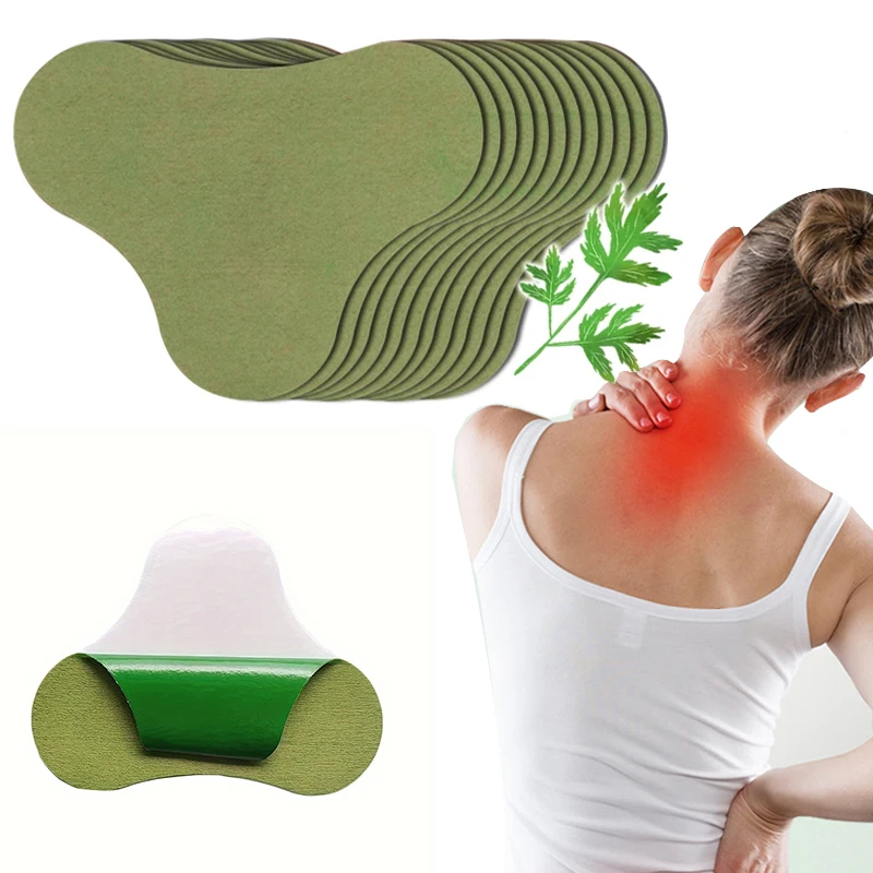 

12/60 шт. нетканые тепловые пластыри из полыни, самонагревающиеся подушечки для шеи, спины, коленей, защиты тела, наклейка для поддержки шеи