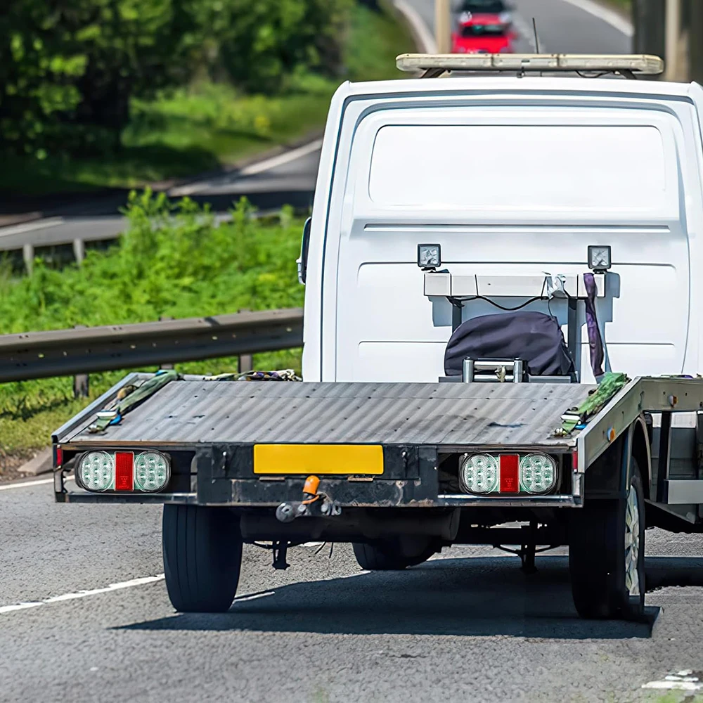 Yuanjoy 2 stücke 12v Anhänger Rücklichter wasserdichtes Bremslicht für LKW Caravan Van Traktor Warnleuchten Zubehör
