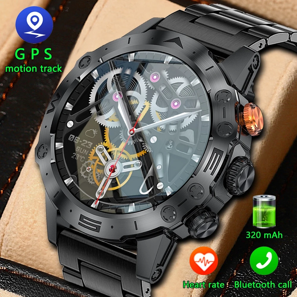 

2024New Men's Smart Watch Heart Rate Blood Oxygen Health Monitoring Watches IP68 Waterproof Bluetooth Call Smartwatch Men Ladies