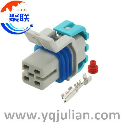 Auto 4pin plug 12176897 12176896 waterproof wiring electrical cable connector with terminals and seals
