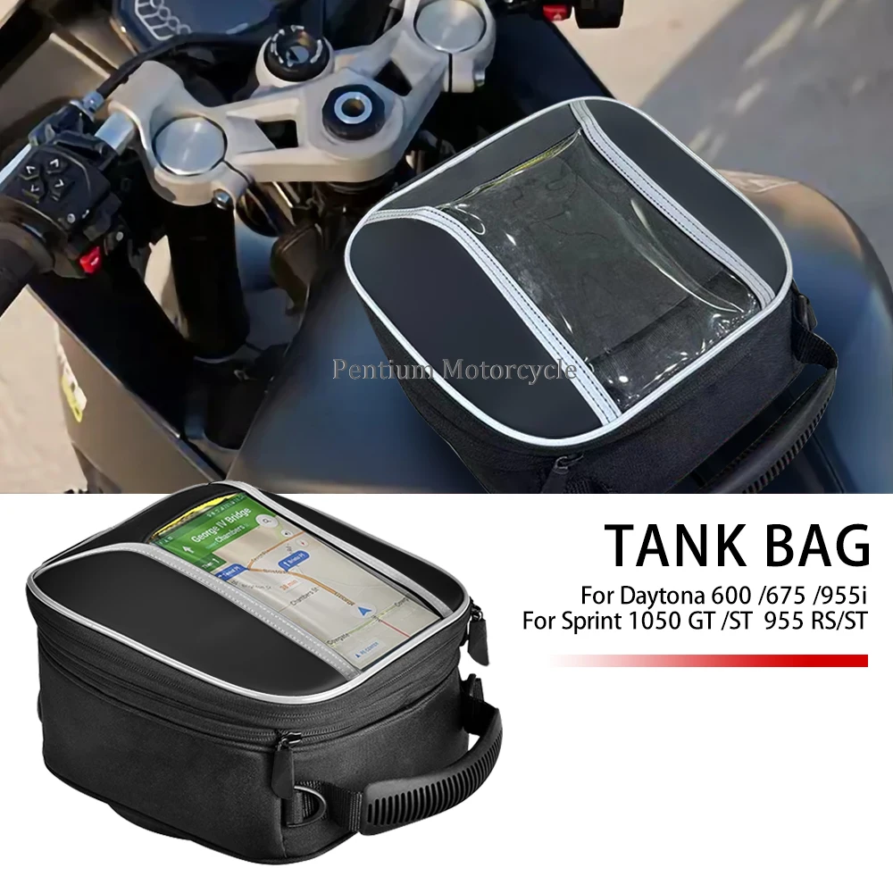 

For Daytona 600 675 /R 955i/T595 Sprint 1050 GT 1050 ST 955 RS/ST Fuel Tank Bag Luggage Storage Bags Navigation Bag ﻿