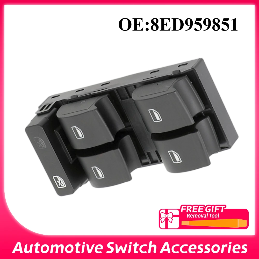 8ED959851 For Audi A4 B6 B7 Driver Side Electric Master Window Control Switch 8E0959851B 8E0959851D