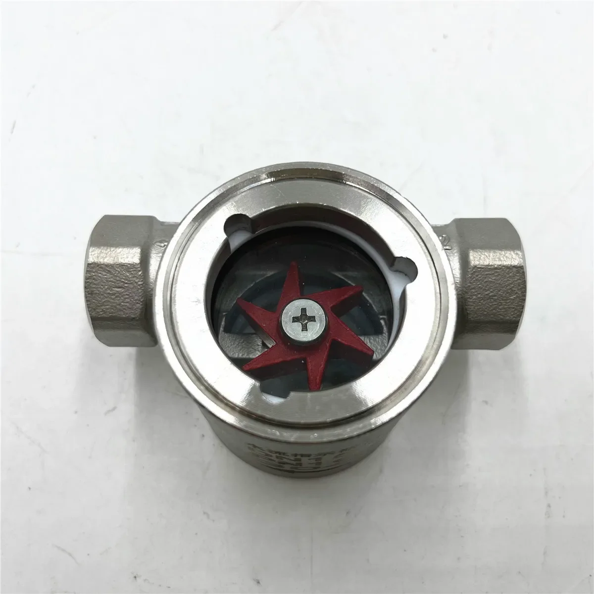 304 Stainless Steel Concentric Impeller Water Flow Indicator SG-YL11-2 Threaded Impeller Sight Glass, Pipe Sight Cup