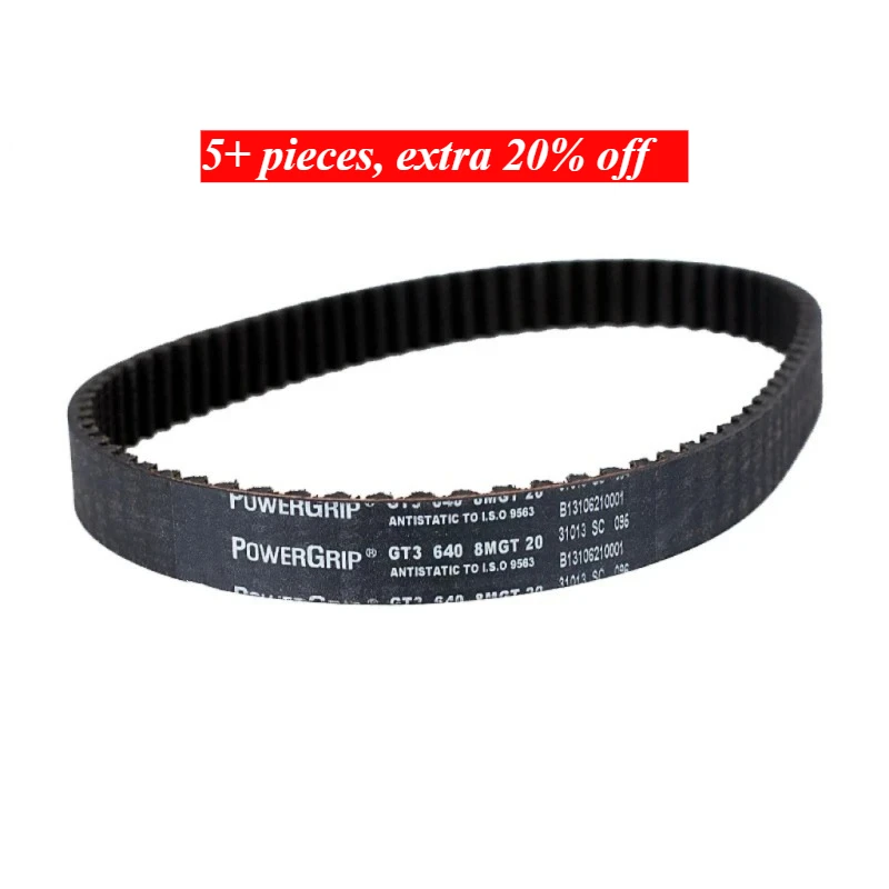 USA PowerGRIP GT3 384 480 560 600 640 720 760 800 840 880 912 920 9601040 1064 1104 1120 1160 1168 1200 8MGT Drive Timing Belt
