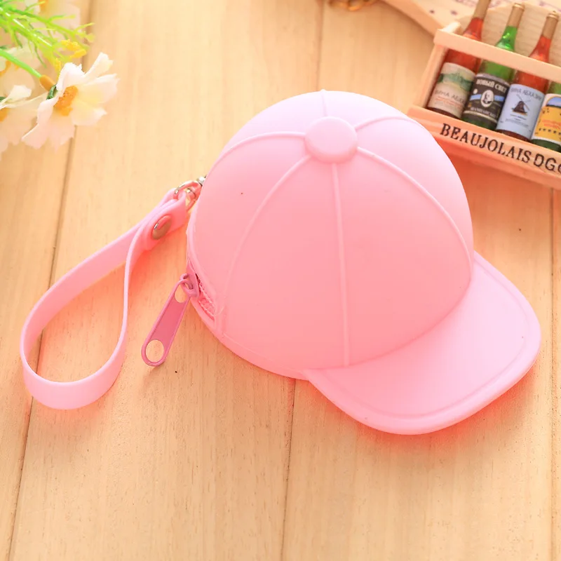 Moda Cap Candy Color Silicone portamonete regalo per bambini cartone animato Trendy Mini Bag Lady Change borsa portafogli donna borse per bambini