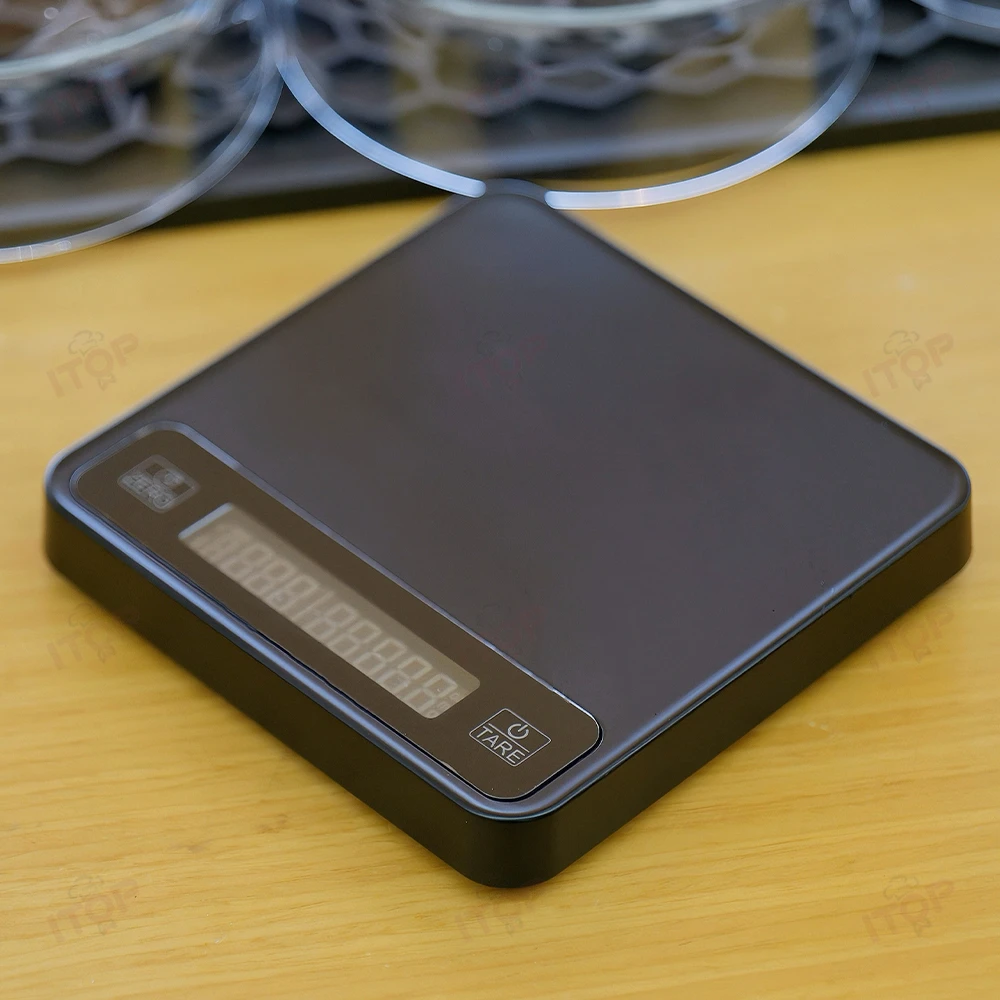 STLF JW ميزان القهوة الجديد القابل لإعادة الشحن بوزن 2 كجم بشاشة LCD رقمية Lcd تعمل باللمس مع مؤقت #5