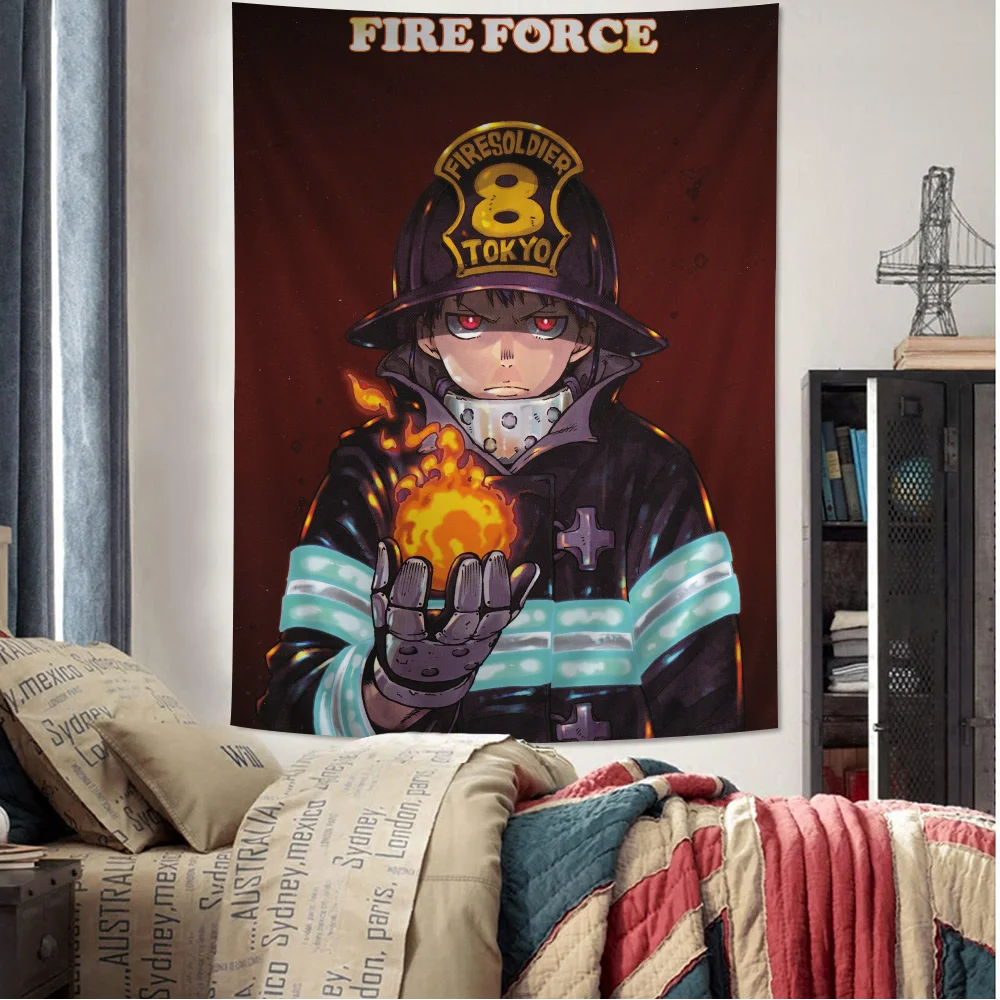 Force Cool Fire Tapestry Art Printing Cheap Hippie Wall Hanging Bohemian Wall Tapestries Mandala Art Home Decor