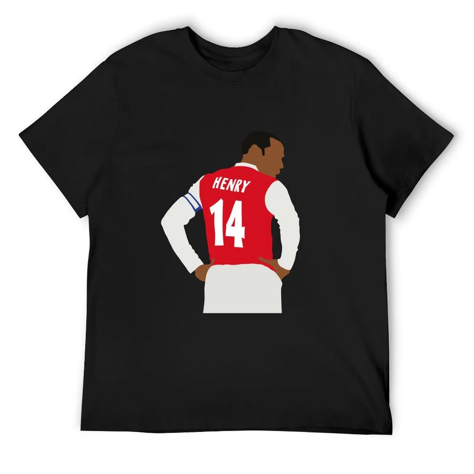 

Футболка Thierry Henry Block Art, роскошные футболки с рисунком, рубашки с рисунком, мужская одежда