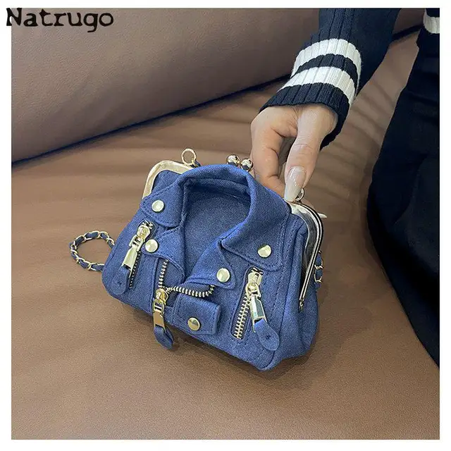 Mała na ramię torebka damska śliczne ubrania w kształcie Crossbody dla dziewczynek moda nit dziewczęca torba na ramię z łańcuchem damska torba