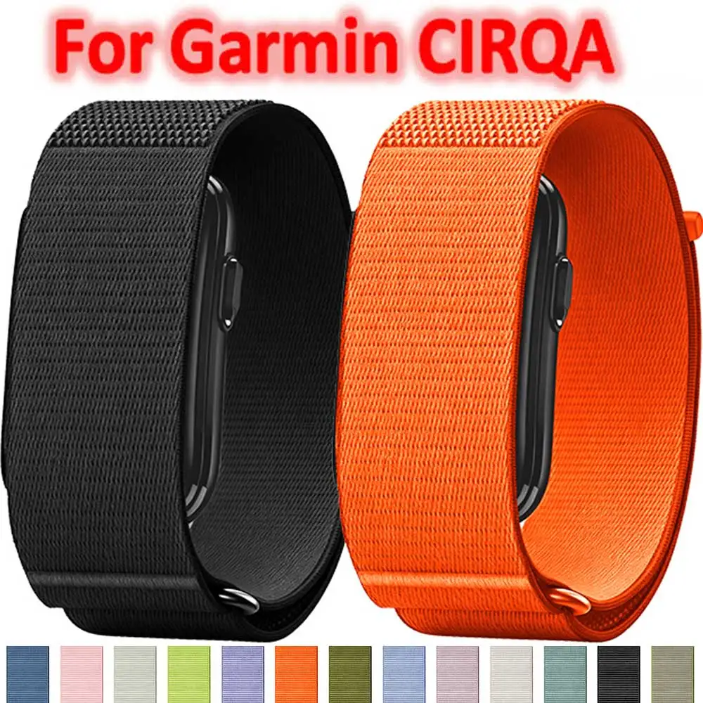 Sport Nylon Loop Strap For Garmin CIRQA Breathable Pulseira Wristband Bracelet Belt For Garmin CIRQA Band Smartwatch Accessories