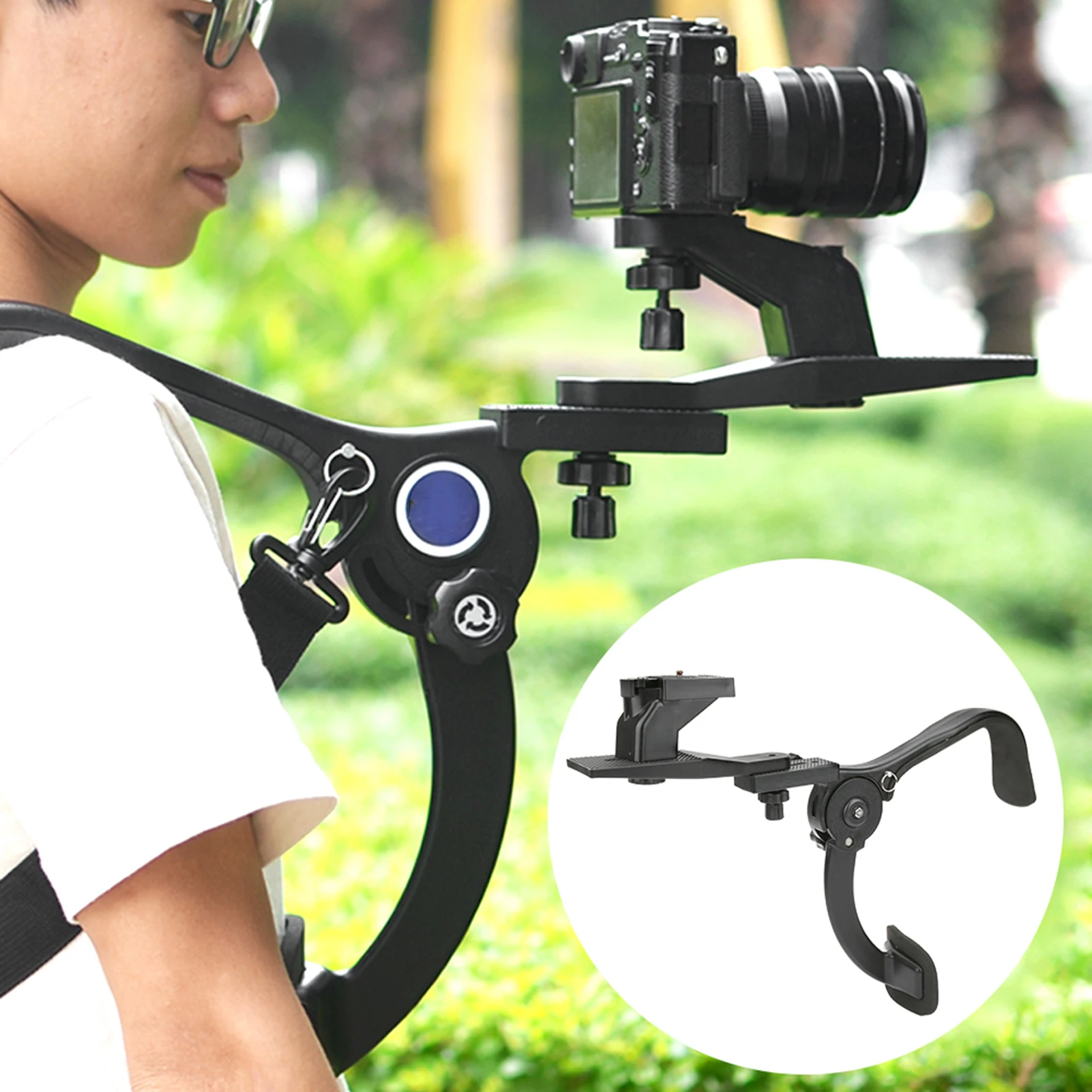 Shoulder Support Mount SR-500 Black Outdoor  Camera Strap Photography Shoulder  Bracket Support Stabilizer Rig