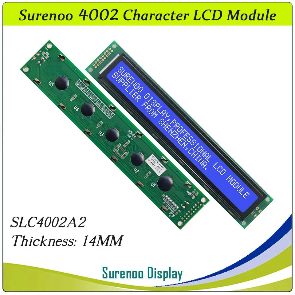 402 40X2 4002 Rosyjski Japoński Angielski Moduł Wyświetlacza LCD Ekran LCM Żółty Zielony Niebieski z Podświetleniem LED — zdjęcie produktu 3