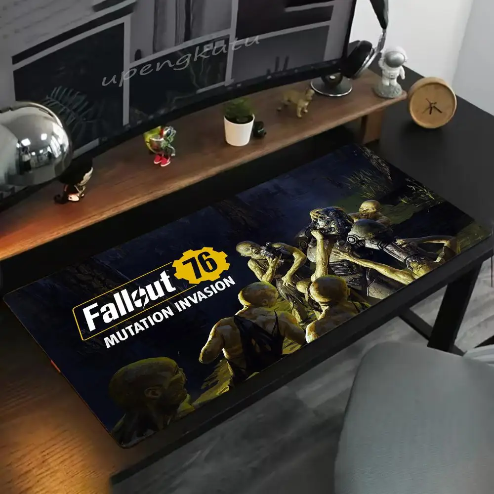 لوحة ماوس ألعاب F-Fallout 76 كبيرة مضادة للانزلاق بحواف مخيطة، حصيرة متينة لألعاب الكمبيوتر المحمول لوحة المفاتيح XXL #2