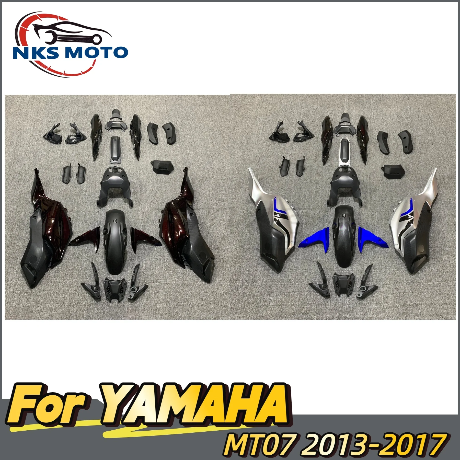 

ABS Injection Full Fairing Body Kit Fit For 2013 - 2017 For Yamaha MT07 FZ07 MT-07 Set MT 07 FZ 07 2013 2014 2015 2016 fairings