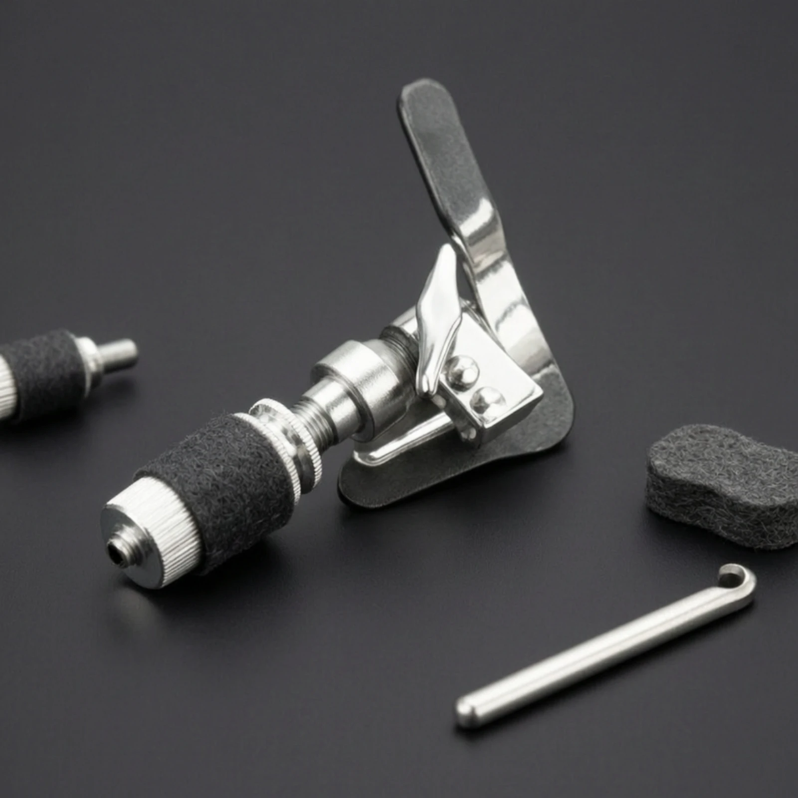 Hi-Hat Drop Clutch 8mm Hi-Hat Clutch Drum Accessory Metal Hardware Clamp-Style for Drummers, Rehearsal Rooms, Recording Studio
