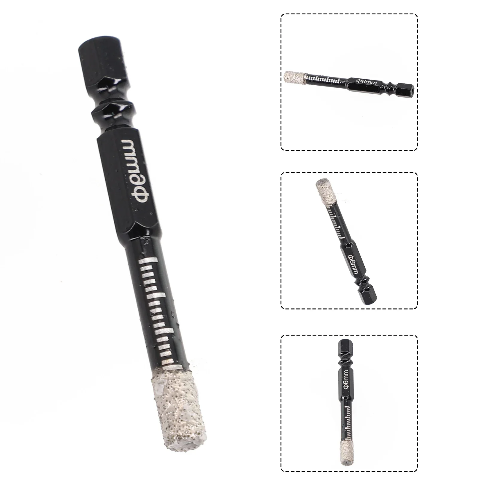 

5-16mm Hexagonal Shank Brazed Dry Ceramic Tile Drill Bit Marble Granite Vitrified Tile Hole Opener Diamond Drill Bit Hole Saw