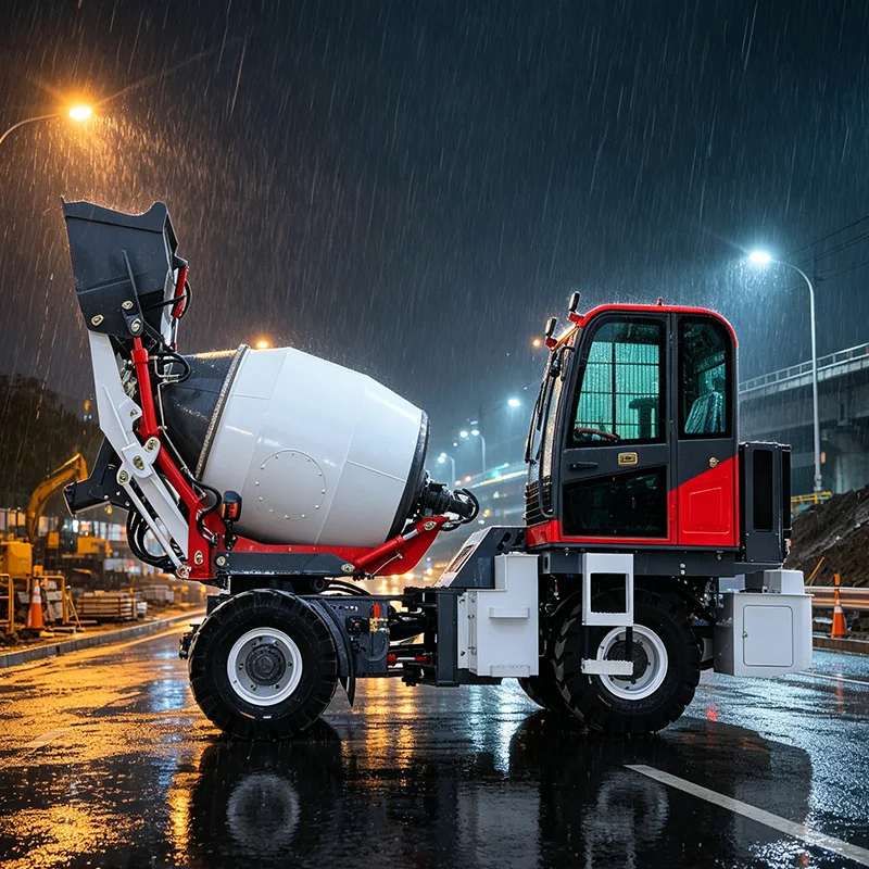 Customized Stable Performance Shock Absorbing System Smooth Ride 4m³ Concrete Mixer Truck Mixer Concrete Truck