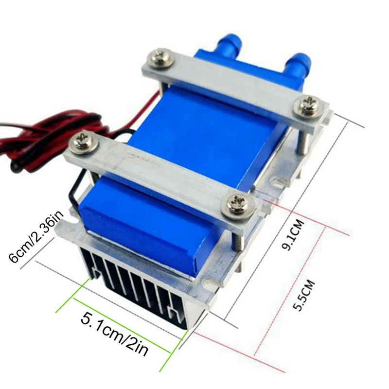 144W Thermoelectric Peltier Refrigeration Cooler 12V Semiconductor Air Conditioner Cooling Systems DIY Kit