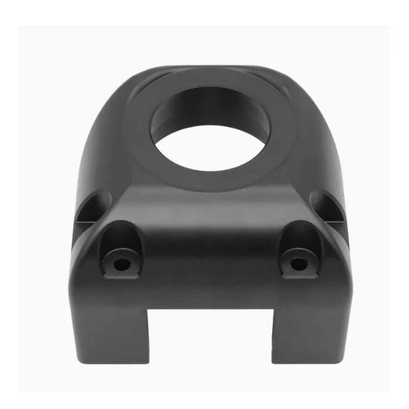 Black Anodized 6061-T6 Aluminum Custom Machined Fix Optical Axis Mounting Base