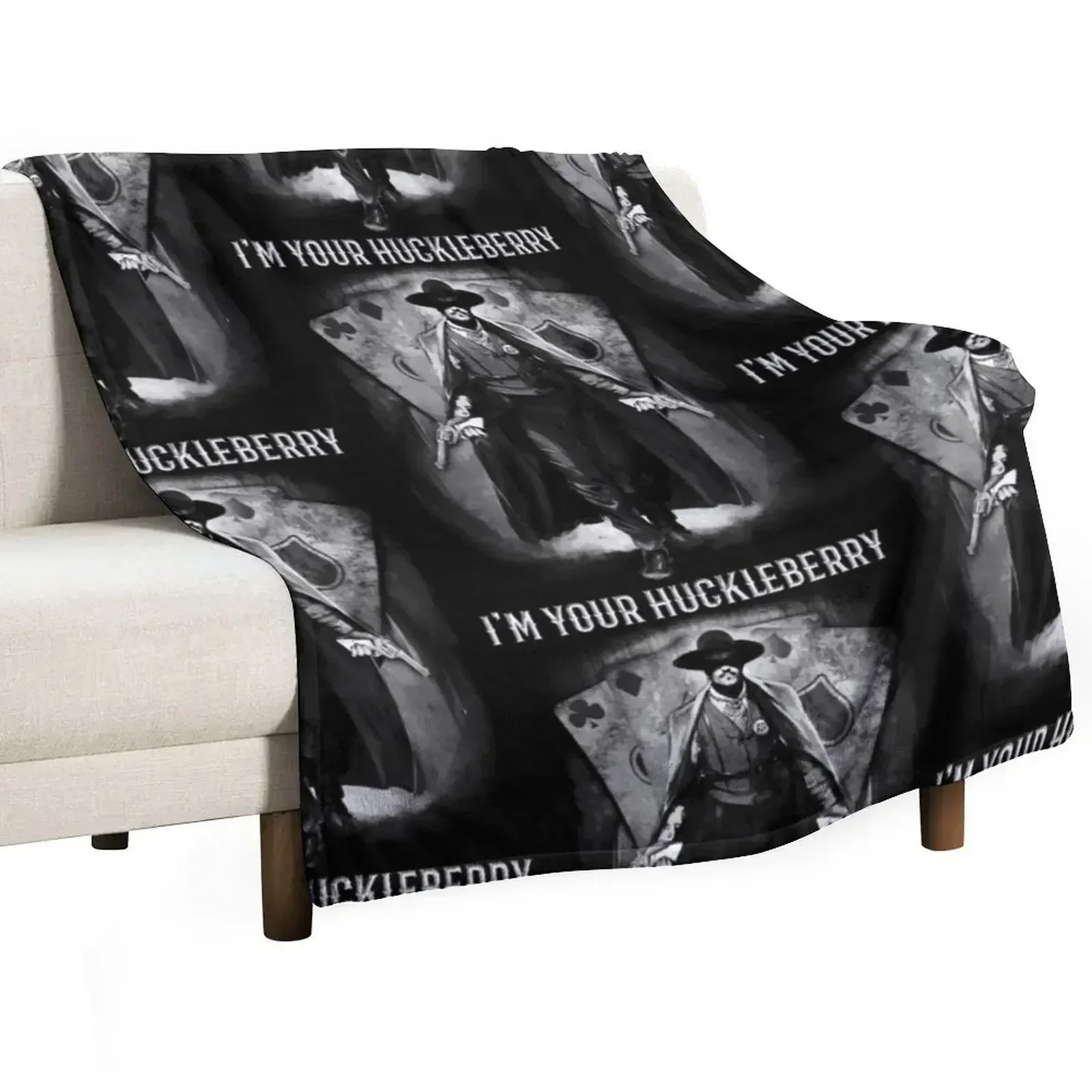 Mens Best Doc Holliday Huckleberry Tombstone Throw Blanket For Decorative Sofa Hair Shaggy Hairy Blankets