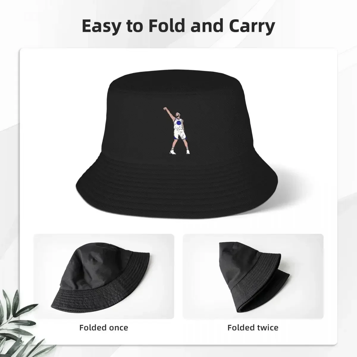 Klay Thompson Holds The Release Bucket Hat Panama Hat Children Bob Hats Reversible Fisherman Hat Summer Beach Fishing Unisex Cap