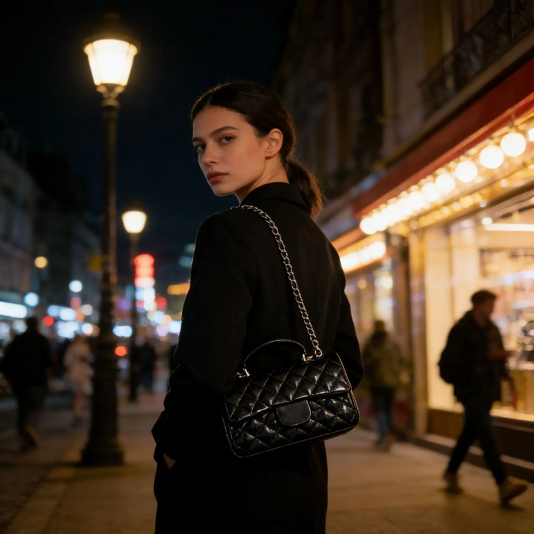 

Стеганая сумка через плечо с цепочкой, стильная женская сумка-кроссбоди из натуральной кожи, многофункциональная сумка-тоут, роскошная сумка.