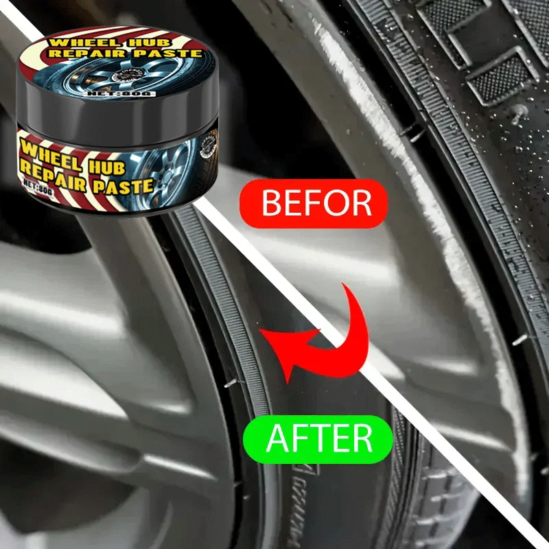 1 Piece Universal Wheel Repair Set - Alloy Rim Scratch Polishing Paste, Car Wheel Care Polishing Cream, Alloy Spoke Scratch Repa - view 4