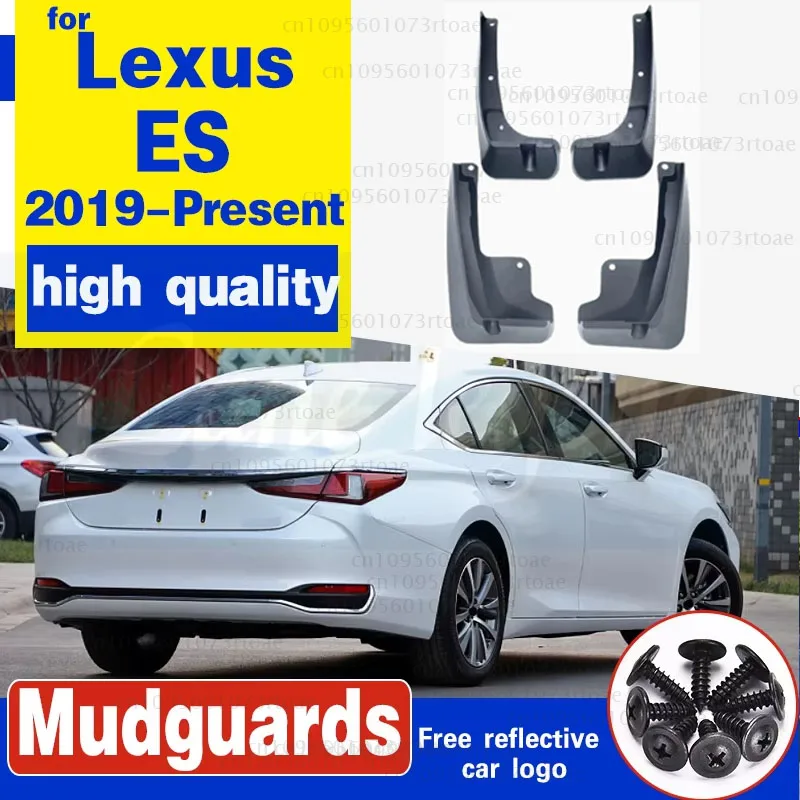 Set Front Rear For LEXUS ES ES250 ES350 ES300H 250 300H 350 2019 2020 2021 Mud Flaps Mudflaps Splash Guards Mudguards Front Rear