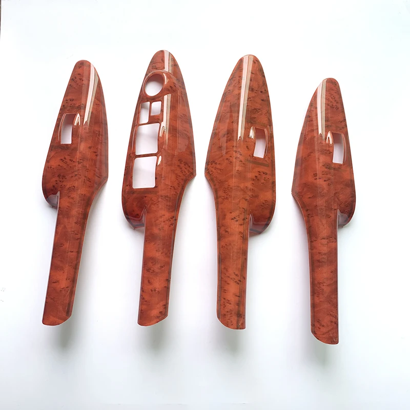 

Внутренний деревянный цвет, переключатель подъема окна автомобиля, панель управления, рамка, накладка для Hyundai Tucson 2006-2013, аксессуары для стайлинга автомобилей