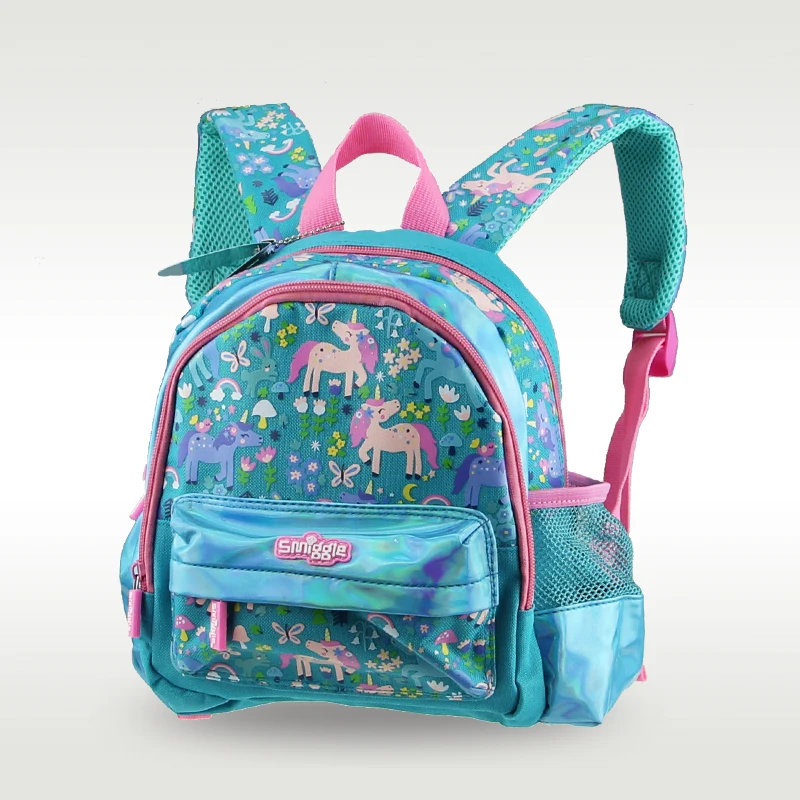 Australia original Smiggle hot-selling girl schoolbag cute unicorn schoolbag kindergarten backpack 11 inches