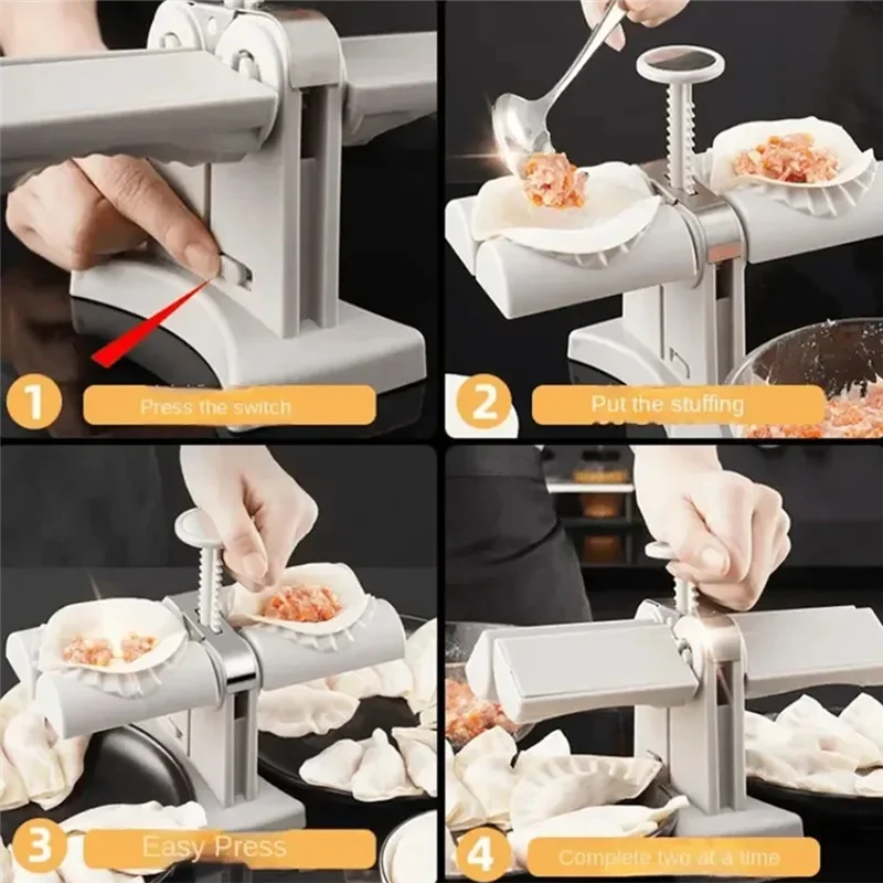 

TFTP-Fully Automatic Dumpling Machine Double-Head Dumpling Machine Pastry Making Tools Dumpling Mold