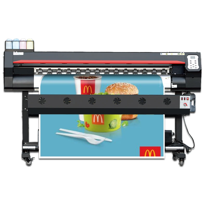 Single printhead roll to roll large format sublimation printer Digital textile heat transfer labels machine