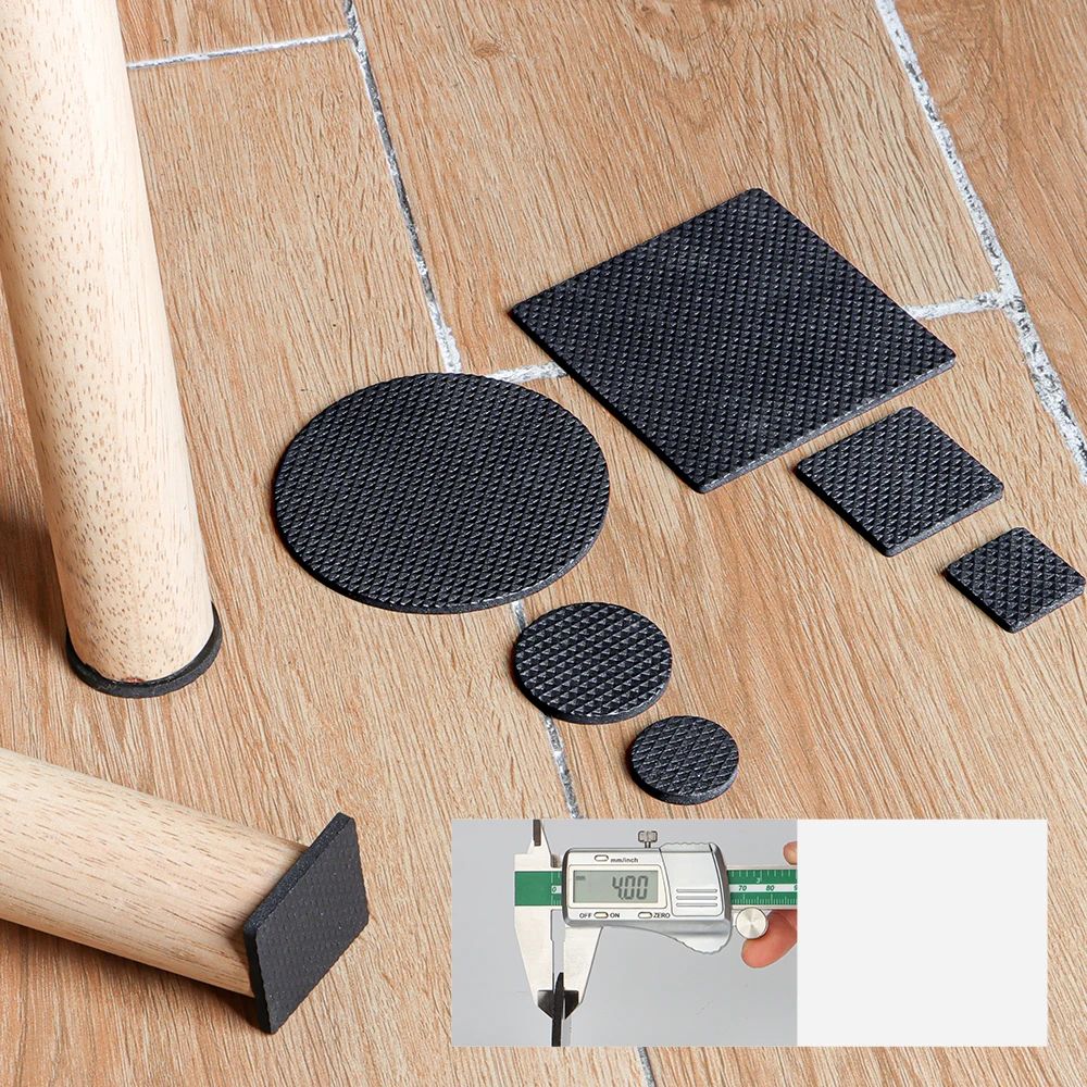 Anti-Noise Chair Leg Protectors Non-Slip Furniture Pads for Dining Chairs and Tables, Durable Material Quiet Home Environment