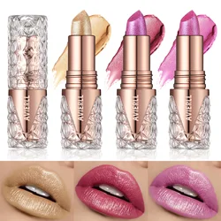 10 Colors 3 in 1 Pearlescent Sparkling Lipstick Matte Glitter Waterproof Long Lasting Pearl Shine Lip Gloss Shimmer Sexy Makeup