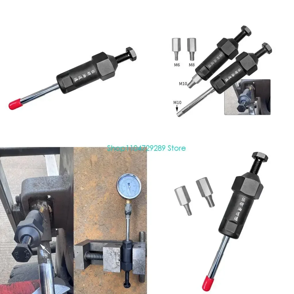 Herramienta servicio accesorios obstruidos D8KE con agarre roscado metal para servicio garaje, reparación