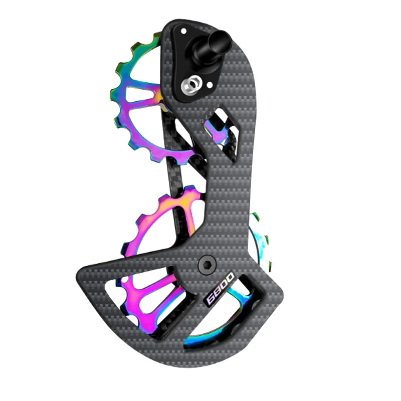 

Bicycle Rear Derailleur 13T-18T Carbon Fiber Guide Wheel / Bicycle Derailleur Modification Accessories